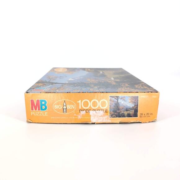 MB Milton Bradley VTG 1000 Piece "Near Gsteig, Switzerland" Jigsaw Puzzle - GUC - Picture 7 of 12